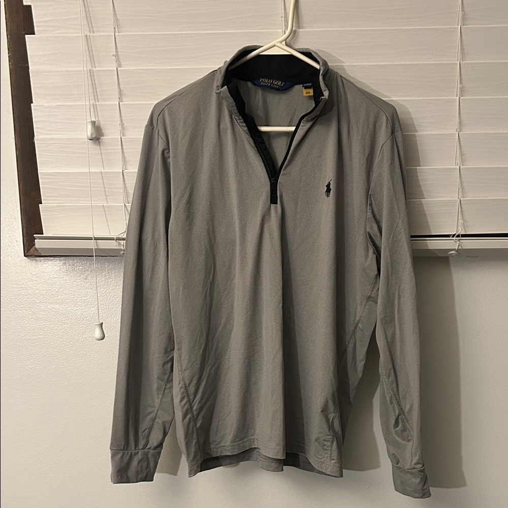 Ralph Lauren Polo Golf Gray Crewneck with Navy Label